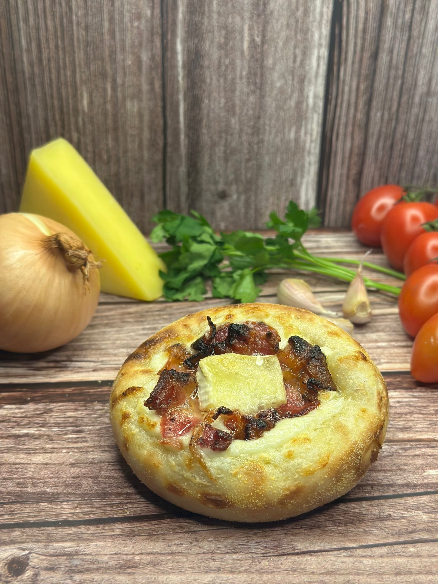 BRIE WITH BACON
